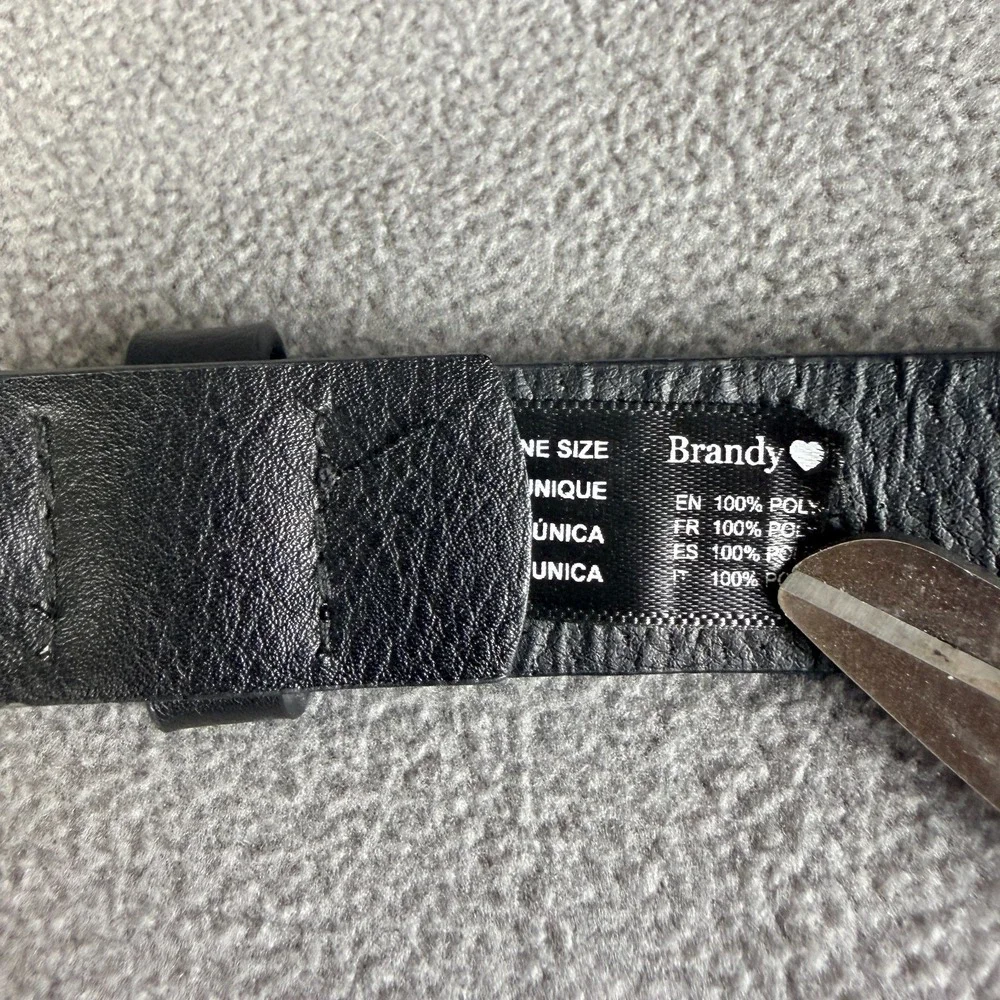 Brandy Melville Belt Lot of 3 – Clear, Studded & Rhinestone Statement Belts